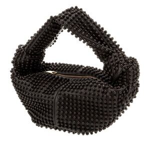 Bottega studded bag-  dark brown